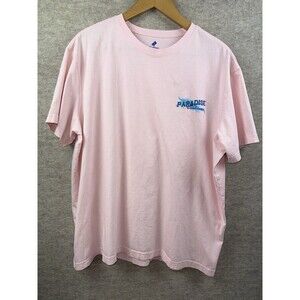 Caribbean Men’s Tshirt, Light Pink, Size XXL Short Sleeve Beach
